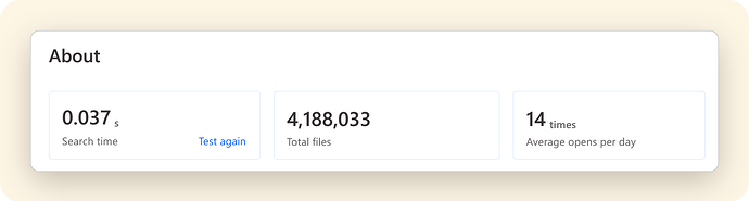 Listary About page